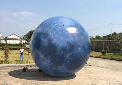 供应蓝天气模厂家定制6米8米10米灰色月球气模